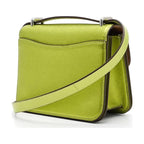 Coach Metallic Flap Shoulder Bag — Light Green