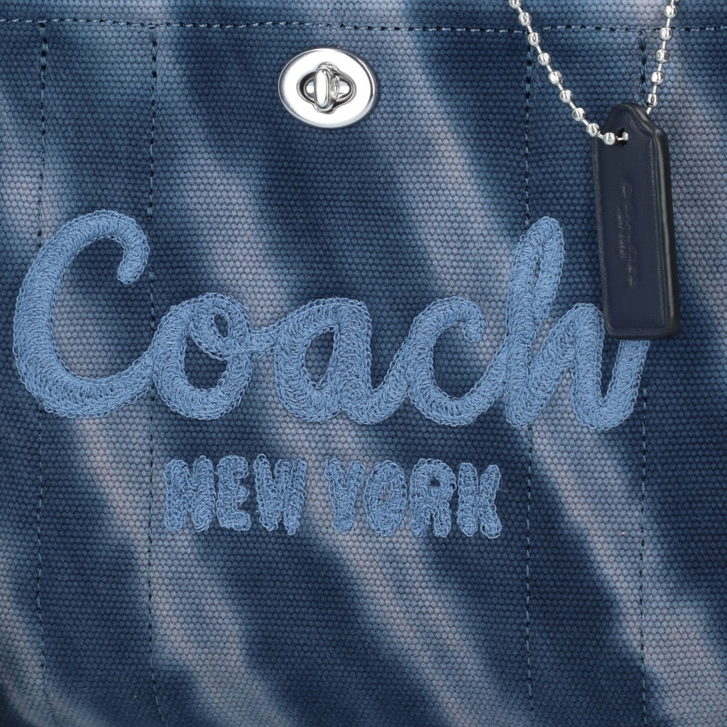 Coach Cargo Tote 26 Tie-Dye — Navy
