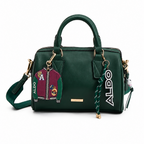 Aldo Structured Satchel Bag — Green