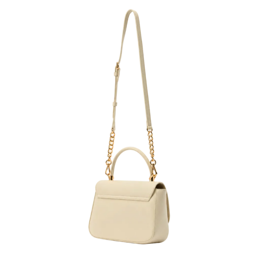 Love Moschino Script Logo Handbag — Ivory