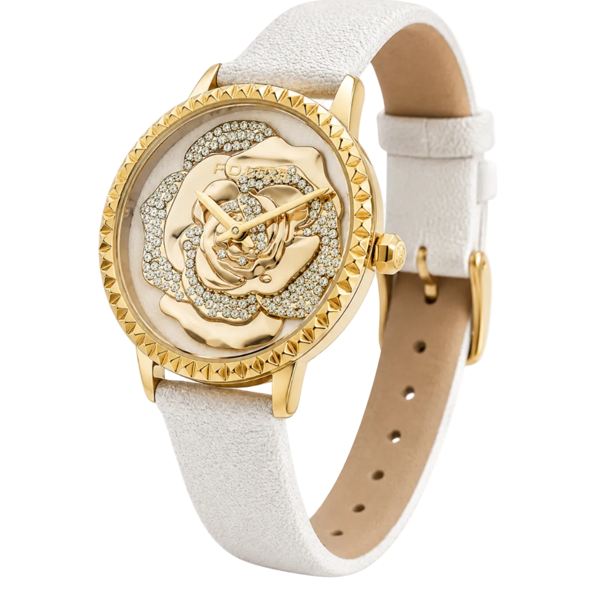 Police Mopion Women’s Watch — Gold & White