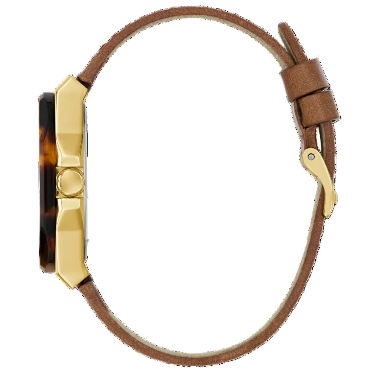 Guess Multi-Function Watch — Brown & Gold Tone
