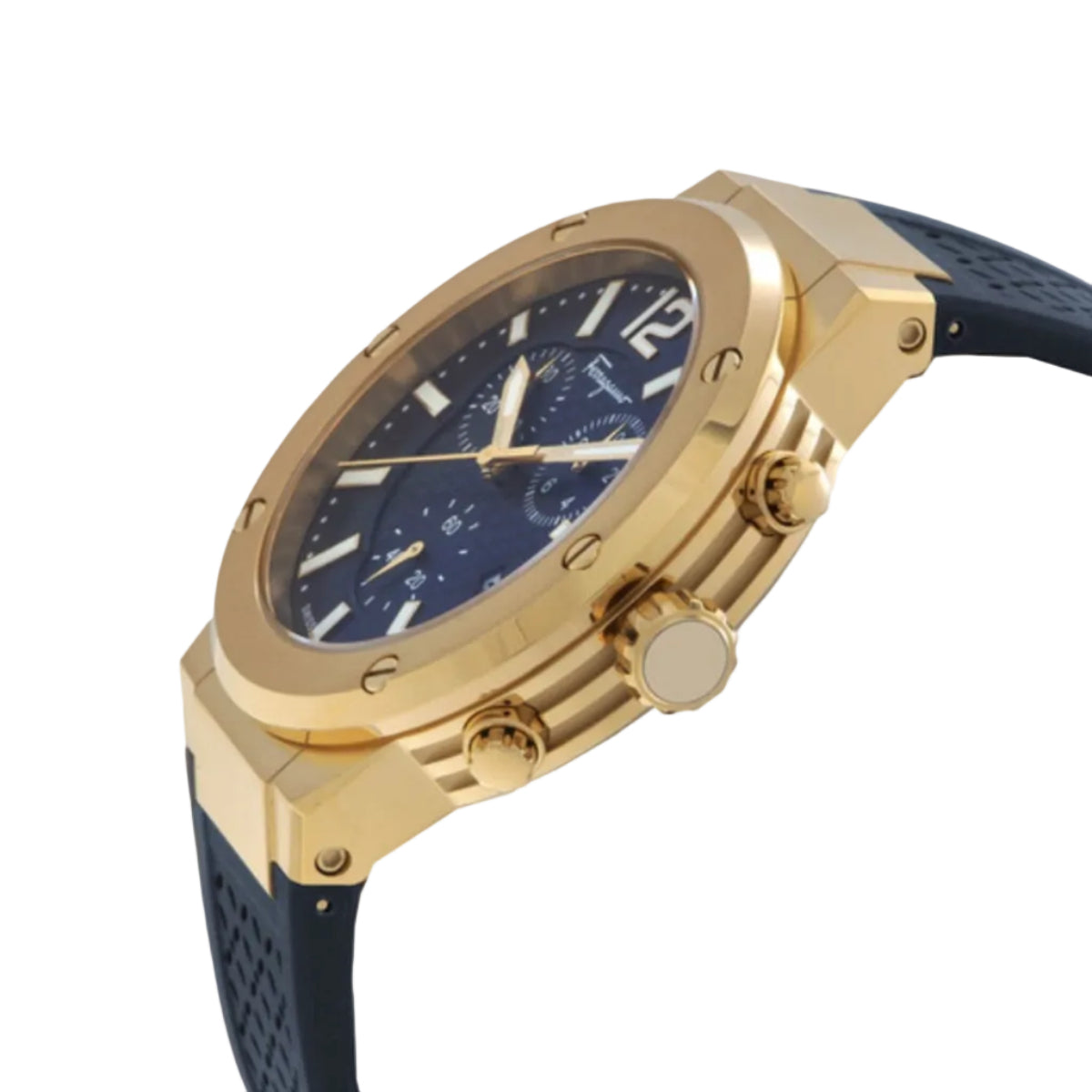 Ferragamo F-80 Chrono Silicone Watch
