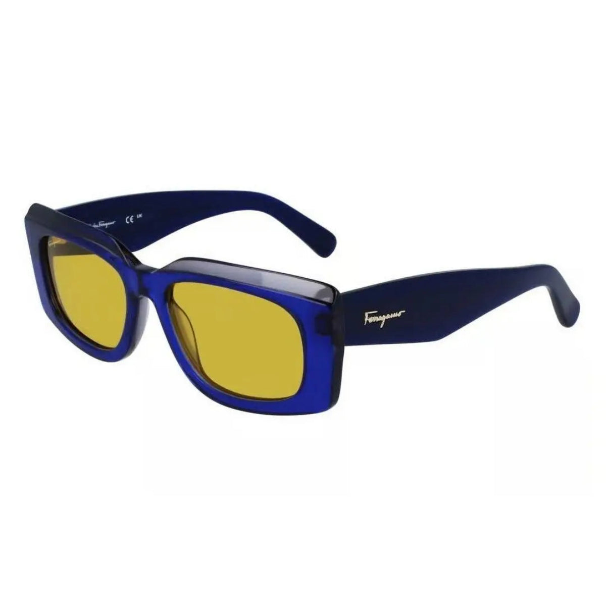 Salvatore Ferragamo UV Protection Sunglasses — Blue