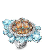 Swarovski Multicolor Curiosa Cocktail Ring