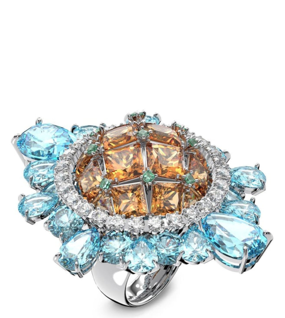 Swarovski Multicolor Curiosa Cocktail Ring