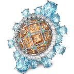 Swarovski Multicolor Curiosa Cocktail Ring