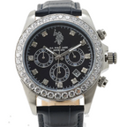 U.S. Polo Assn. Mirage Chronograph Watch — Silver