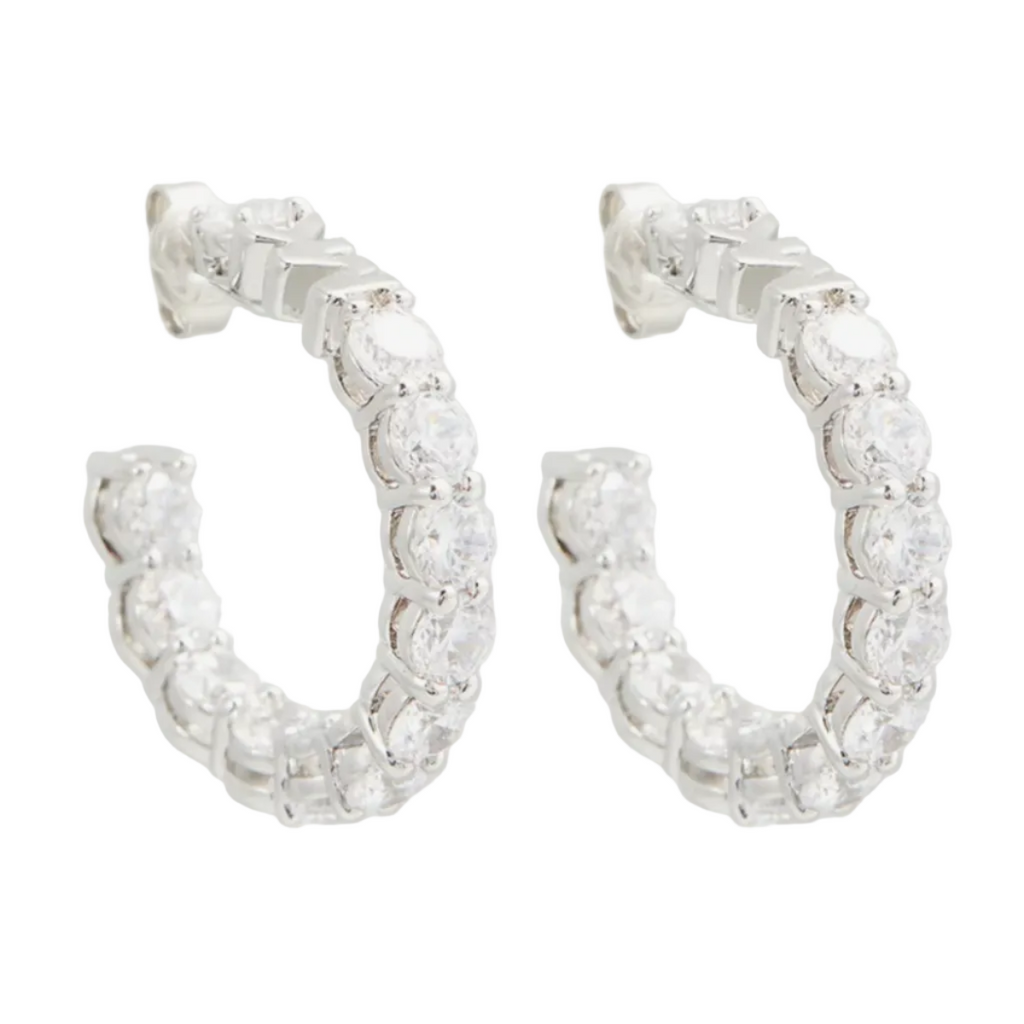 Michael Kors White Loop Earring