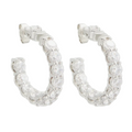 Michael Kors White Loop Earring