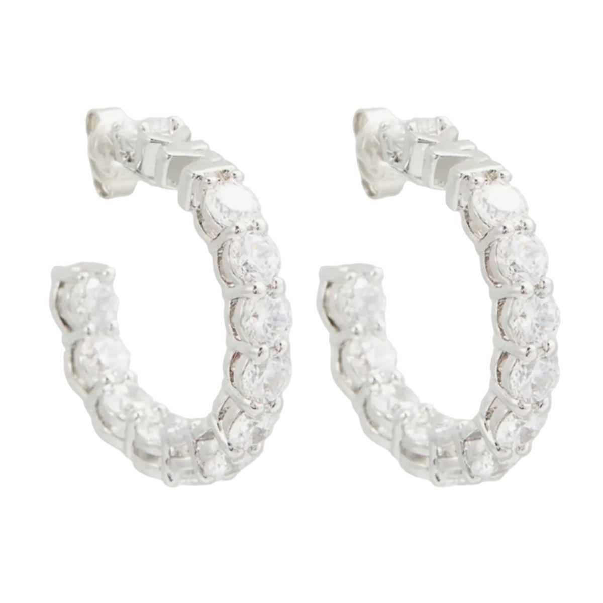 Michael Kors White Loop Earring