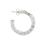 Michael Kors White Loop Earring