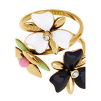 Furla Flora Ring — Gold & Enamel, detail