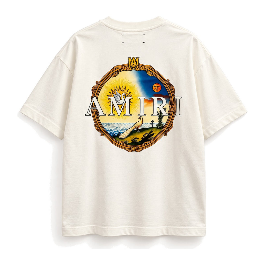 Amiri Sunrise Crest T-Shirt White back