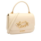 Love Moschino Script Logo Handbag — Ivory