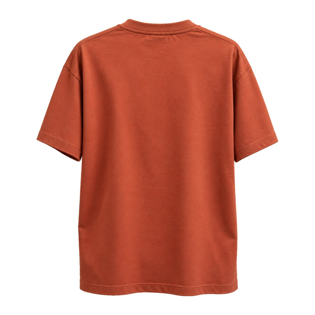 Louis Vuitton Padlock Necklace Print T-Shirt Brick back