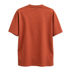 Louis Vuitton Padlock Necklace Print T-Shirt Brick back