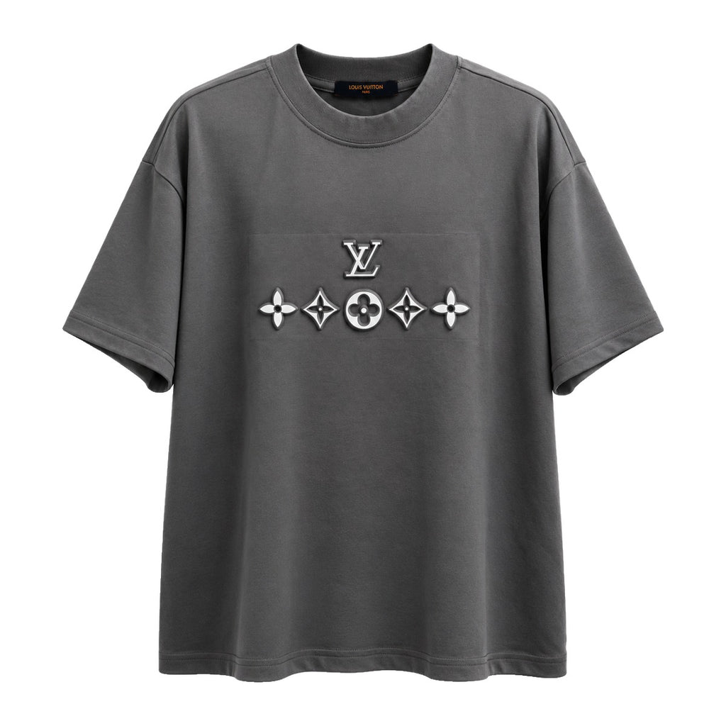 Louis Vuitton Monogram Flower T-Shirt Charcoal front