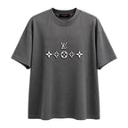 Louis Vuitton Monogram Flower T-Shirt Charcoal front