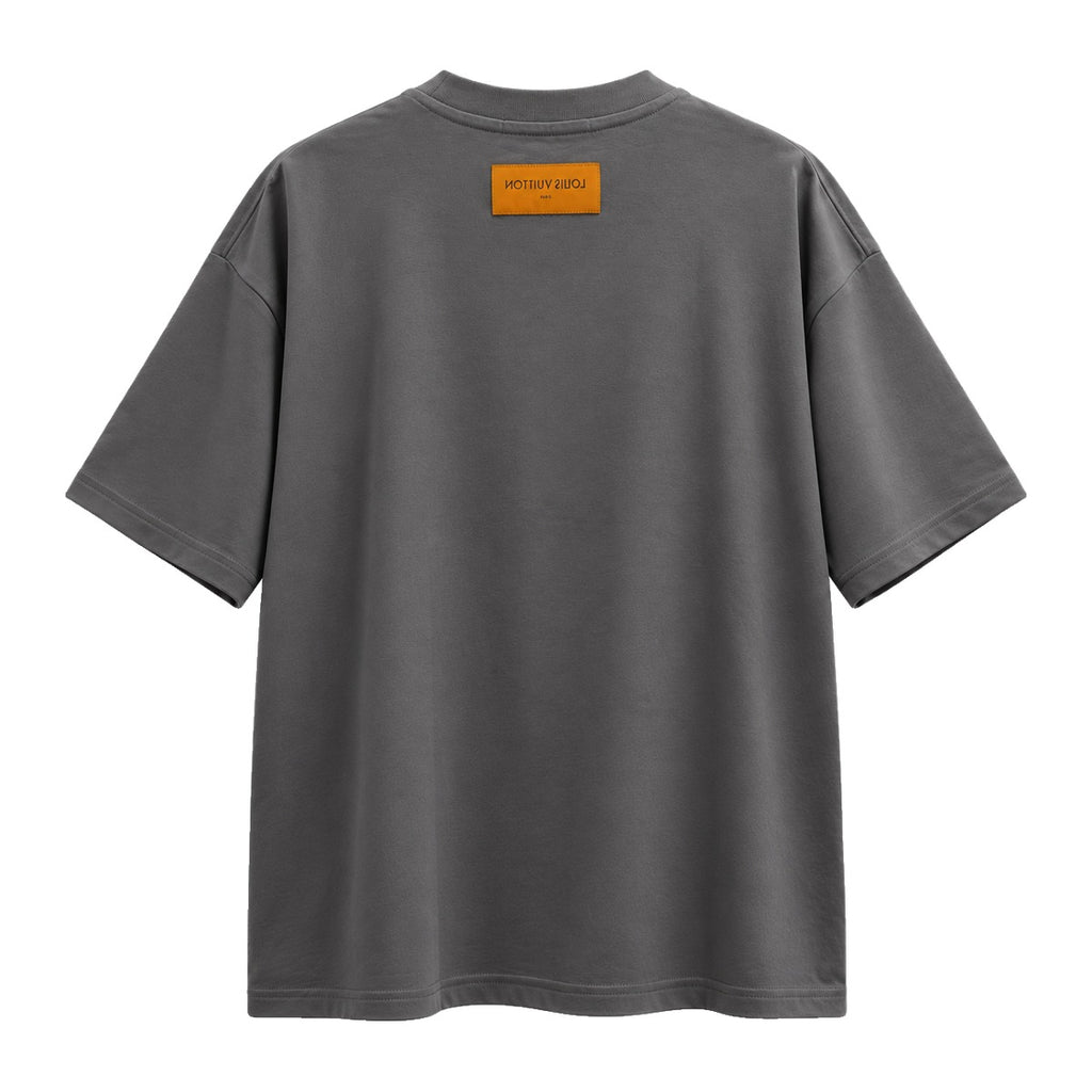 Louis Vuitton Monogram Flower T-Shirt Charcoal back