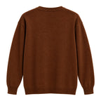 Ralph Lauren Purple Label Polo Bear Knit Sweater Brown back