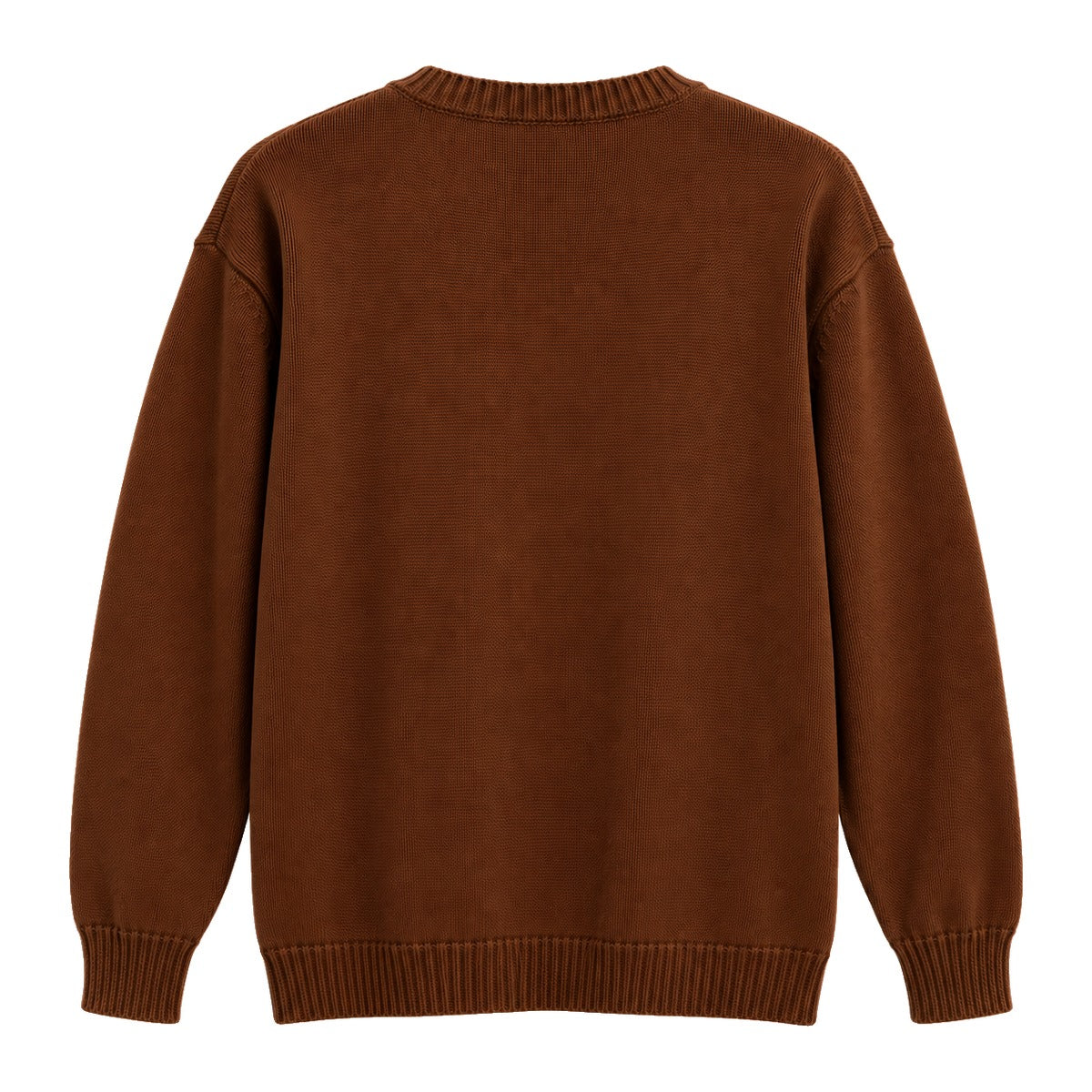 Ralph Lauren Purple Label Polo Bear Knit Sweater Brown back