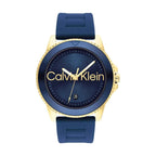 Calvin Klein Aqueous Watch — Navy & Gold