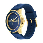Calvin Klein Aqueous Watch — Navy & Gold