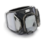Swarovski Chroma Crystal Cocktail Ring — Black