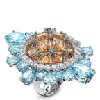 Swarovski Multicolor Curiosa Cocktail Ring