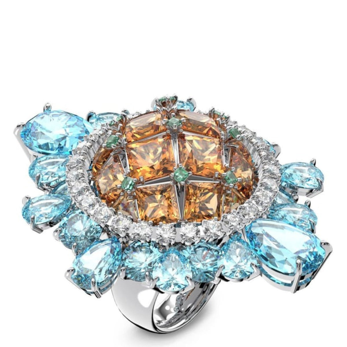 Swarovski Multicolor Curiosa Cocktail Ring