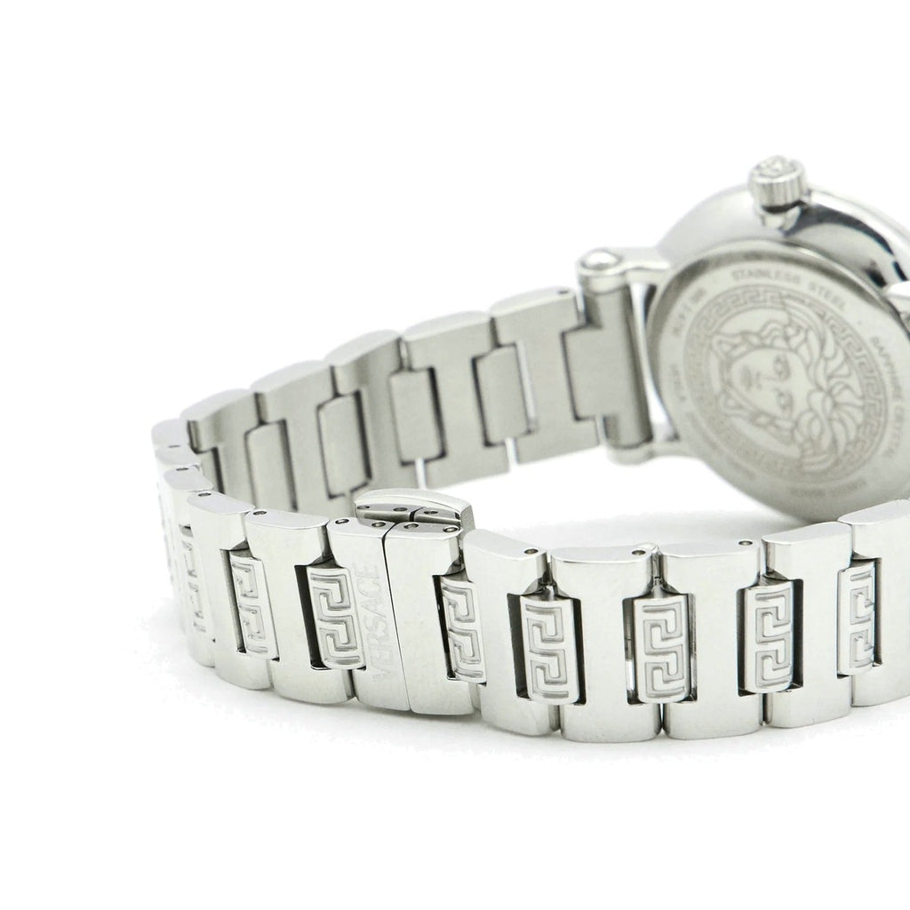 Versace Greca Sphere Petite Watch — Silver
