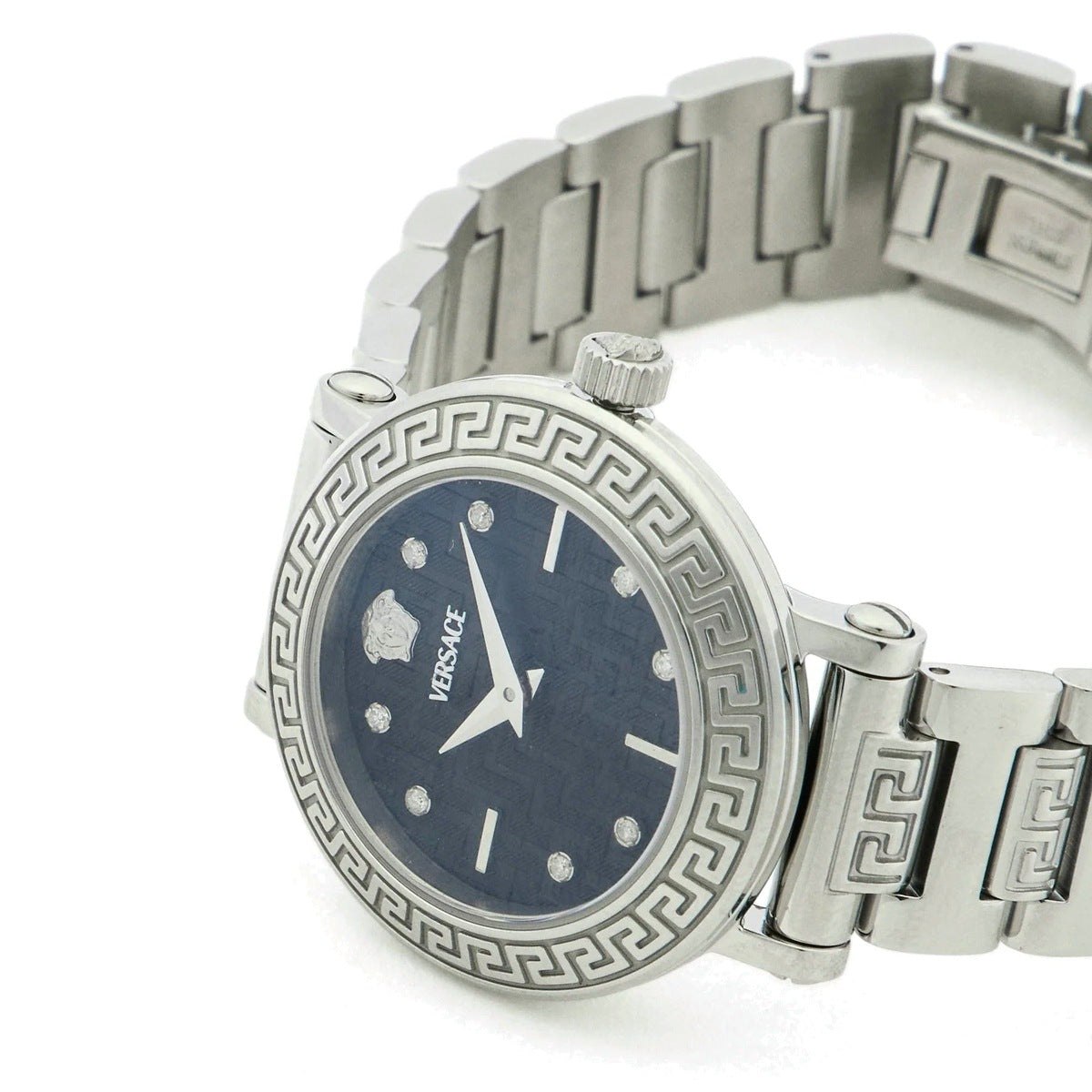 Versace Greca Sphere Petite Watch — Silver