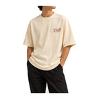 Scotch & Soda Hawaiian Sunset T-Shirt Cream worn