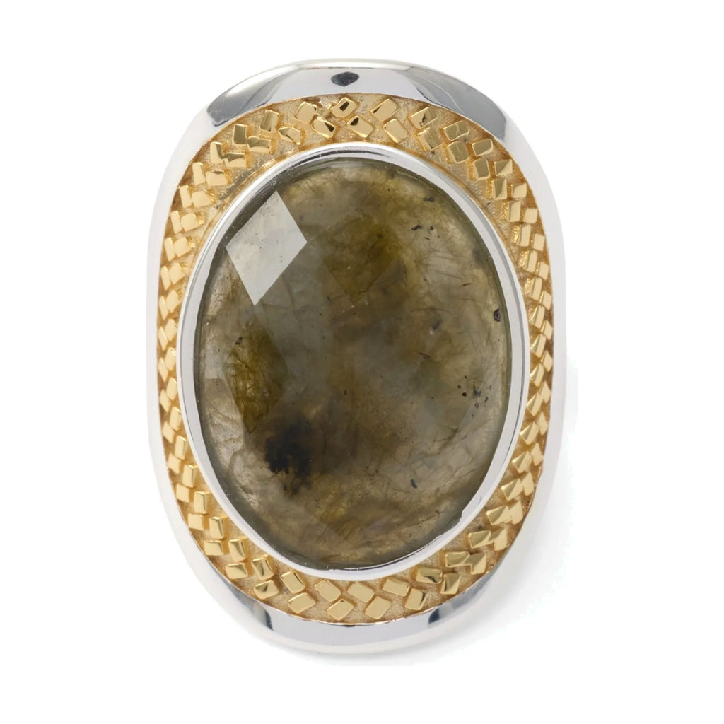 Nomad by Di Giorgio Labradorite Signet Ring