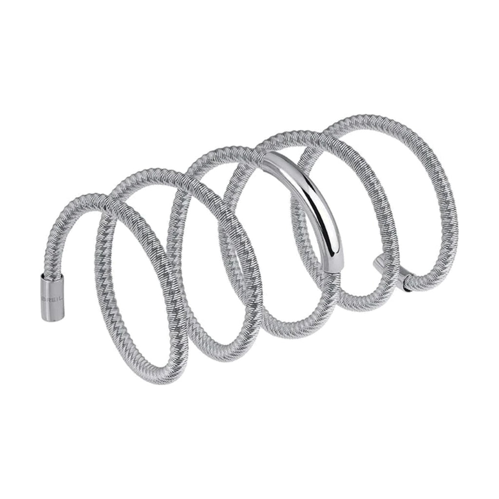 Breil Spiral Wrap Bracelet Silver