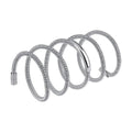 Breil Spiral Wrap Bracelet Silver