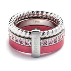 Breil Triple Band Crystal Ring side