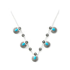 Nomad by Di Giorgio Turquoise Sunburst Necklace